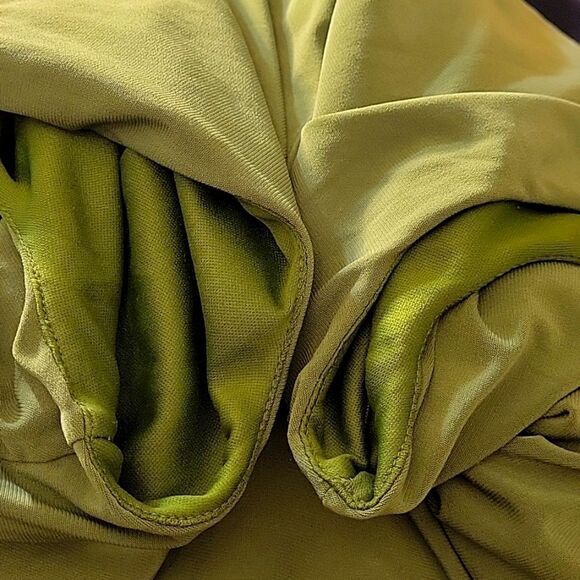 EVAN-PICONE DRAPED NECKLINE SLEEVELESS RUCHED MIDI DRESS - Picture 13 of 13